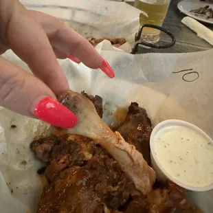 Fall off the bone wings on Thursdays