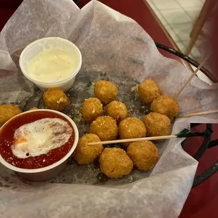 Hot cheese balls
