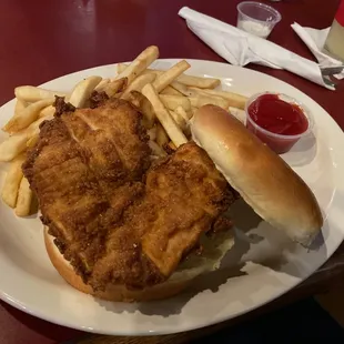 Chicken breast w/ ff