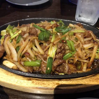 Sizzling Mongolian Beef