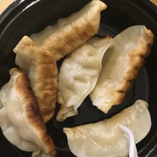 Fried dumplings. They serve 8 total.