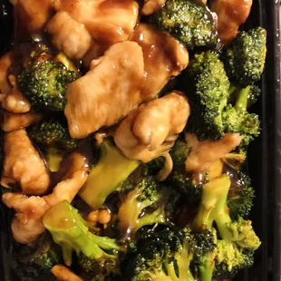 Chicken and broccoli