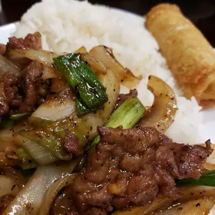 Mongolian Beef lunch 6.99