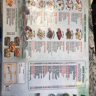 Menu front