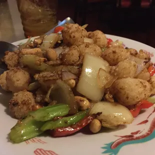 Kung Pao Scallops