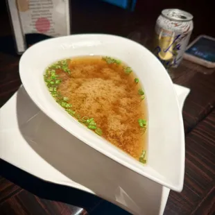 Miso Soup. Huge!