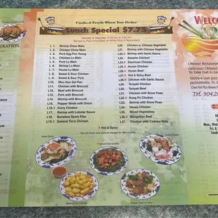 Updated menu 10/1/22. Page 2 of 2