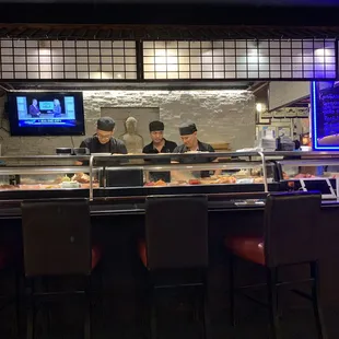 Sushi bar up front