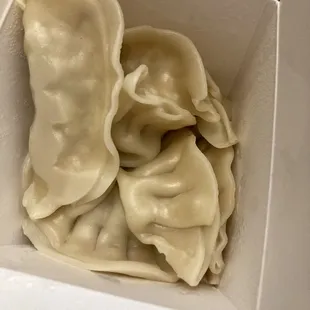 Excellent noodles on the Steamed Potstickers. Next time I'll try spicy ones.