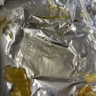 Cooking left under the tempura!