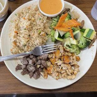 Chicken &amp; Steak Hibachi Dinner ($16.50)