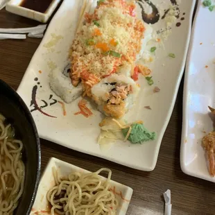 food, sushi and sashimi