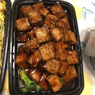 Sesame tofu