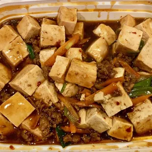 Mapo tofu with pork - not spicy
