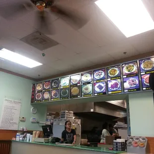 Large hot portions.