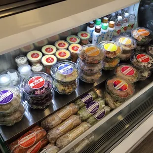 Cooler stocked and ready to grab and go for lunch!