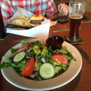 Their smallest and plainest salad is delicious.