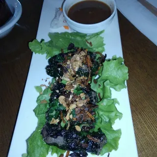 14. Grilled Beef Wrapped in Wild Betel Leaves