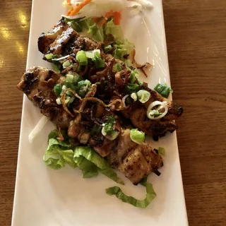 19. Grilled Meat Rolls Skewers