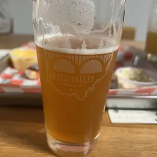 a pint of beer