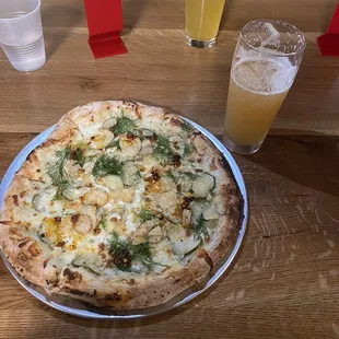 Dill pickle pizza