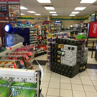 a view of a grocery store