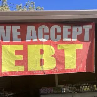 We accept EBT