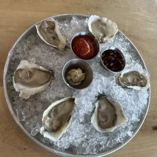 oysters and mussels, food, oysters, shellfish, mussels