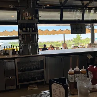 Bar side looking out to the course