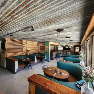 the interior of the restaurant