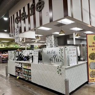 the interior of a grocery store