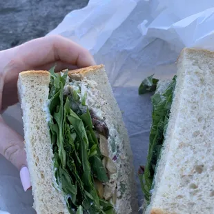 Whidbey tuna sandwich