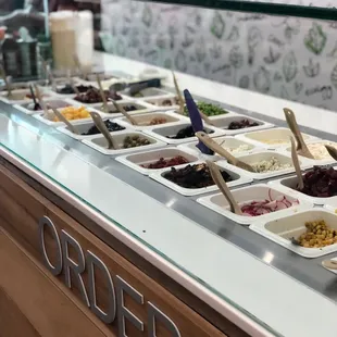 interior, salads