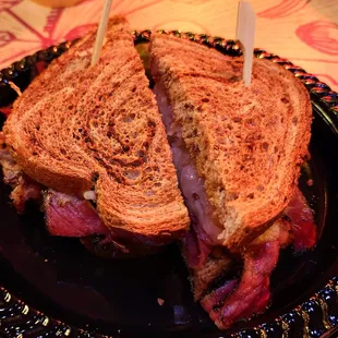 Reuben on Wheat bread. $15.95.