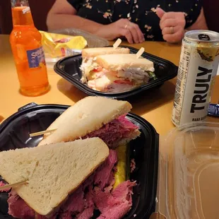 Corned Beef and Turkey Toaster.
