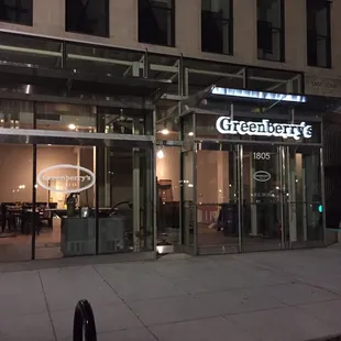 Evening at Greenberry's E Street