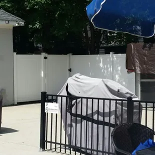 You bring the food and they provide the grill.