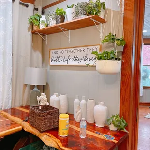 Inside the farmhouse