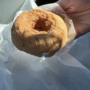 Wife said the cake donut was good