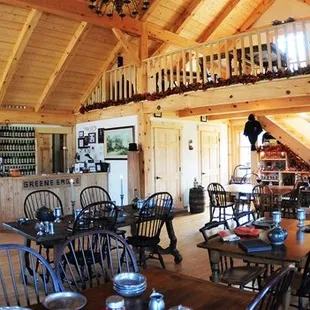 the dining room and bar