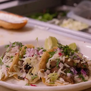 Our tortillas are hand-made and our ingredients are fresh - not your standard taco.