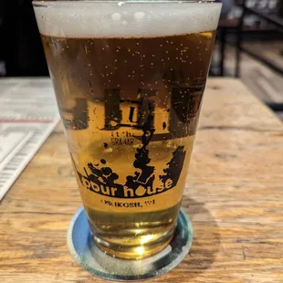 a pint of beer