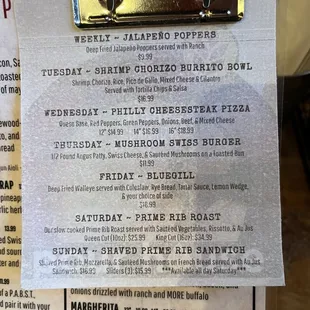 Specials