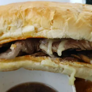 The prime rib sandwich