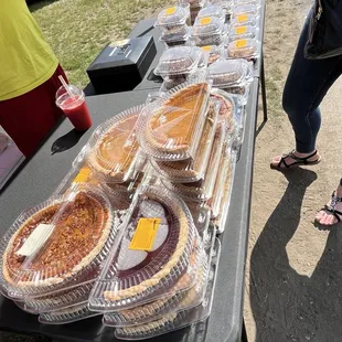 Yummy pies including sweet potato