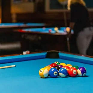 billiards and pool tables