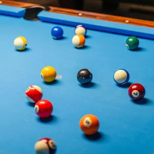 billiards and pool balls
