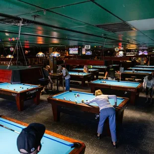 billiards and pool tables