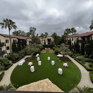 Garden courtyard. View from where we sat