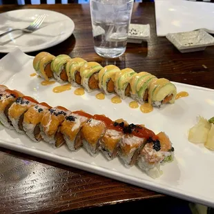 Rock n Roll above, King of Salmon below